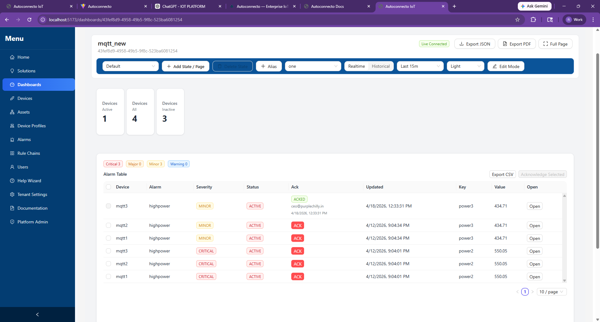 Autoconnecto Platform